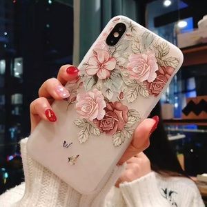 iPhone XS flower case